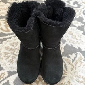 UGG Black Winter Boots for Women Bailey Bows